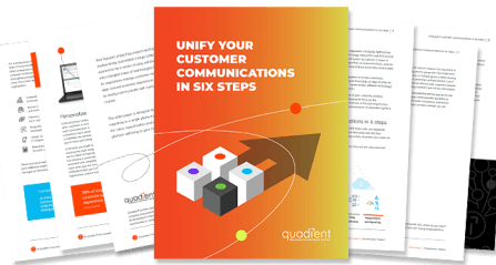 Unify your Customer Communications in 6 Steps Unify your Customer Communications in 6 Steps
