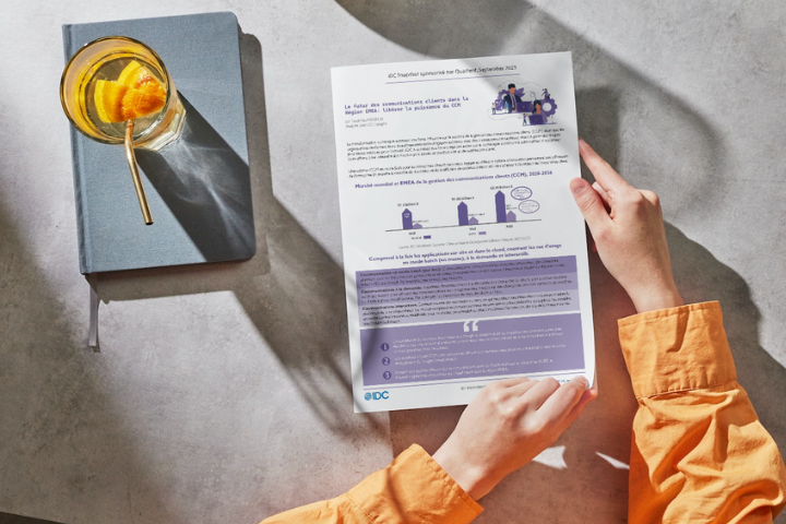 L'avenir des communications clients dans la région EMEA : exploiter le potentiel des solutions CCM L'avenir des communications clients dans la région EMEA : exploiter le potentiel des solutions CCM