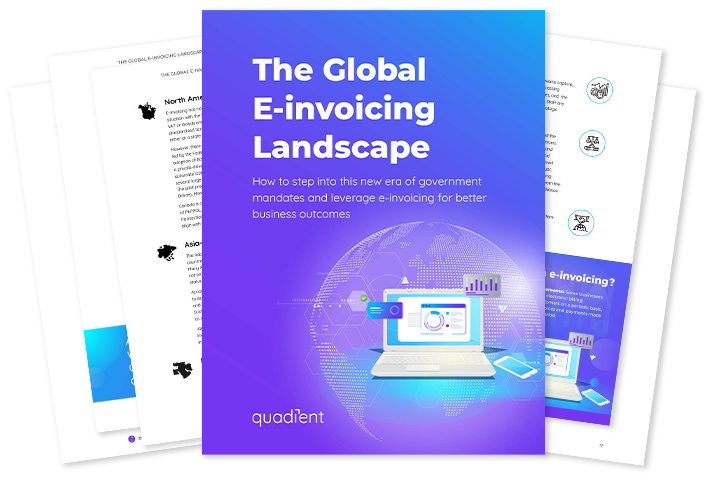 The Global E-invoicing Landscape Cover page: The Global E-invoicing Landscape