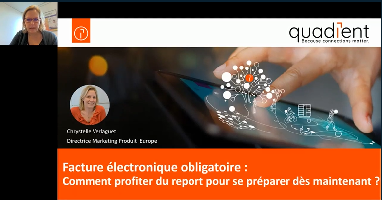 Profitez du report de la réforme du e-invoicing de manière optimale Webinar anticipation réforme e-invoicing