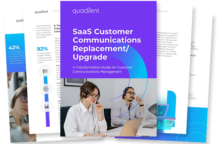 SaaS Customer Communications Replacement/Upgrade Thumbnail of infographic