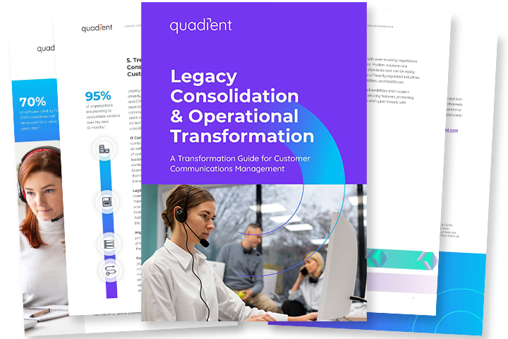 Legacy Consolidation & Operational Transformation Thumbnail of infographic