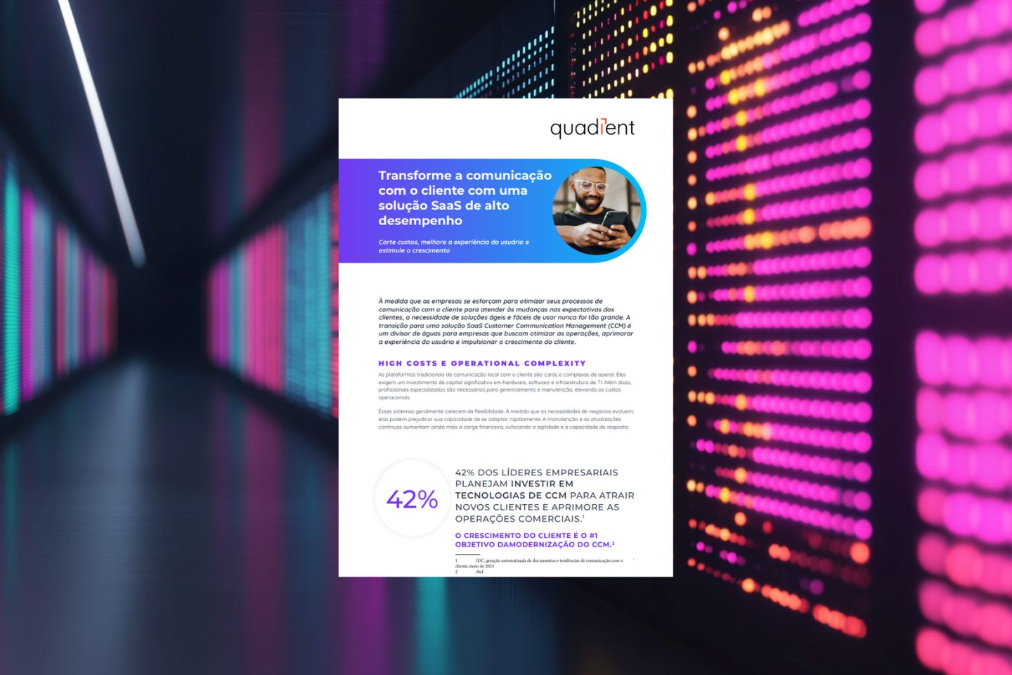 Transforme a comunicação com o cliente com uma solução SaaS de alto desempenho Transforme a comunicação com o cliente com uma solução SaaS de alto desempenho