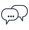 icon showing 2 speech buddles