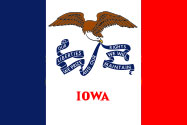 State of Iowa Flag