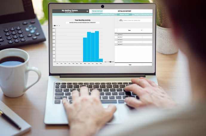 Manage postage expenses and track them online Manage postage expenses and track them online