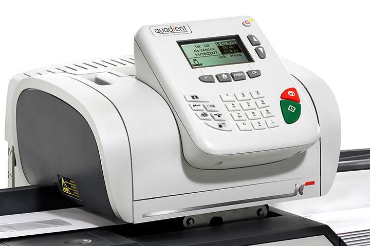 postage meter IS-420 display
