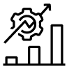 icon growth and graph icon growth and graph