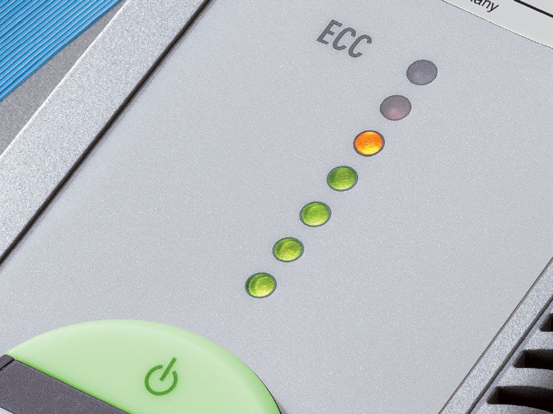 Bilde av maskinens elektroniske kapasitetskontroll