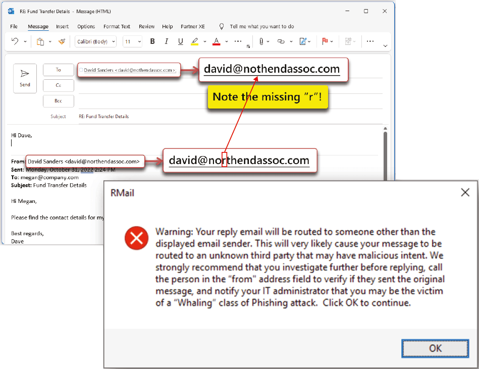 Email domain security