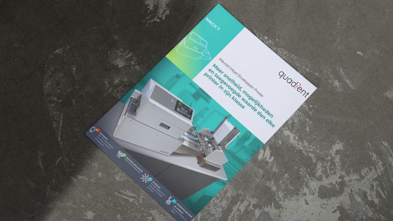 MACH 7 kleuren inkjetprinter voor enveloppen 