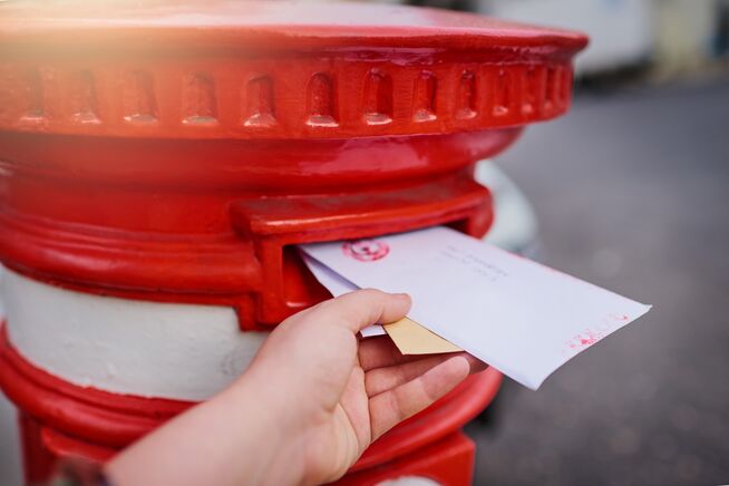image Royal Mail post box