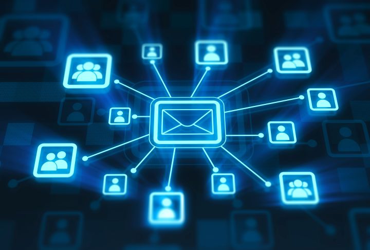 mail systems connected