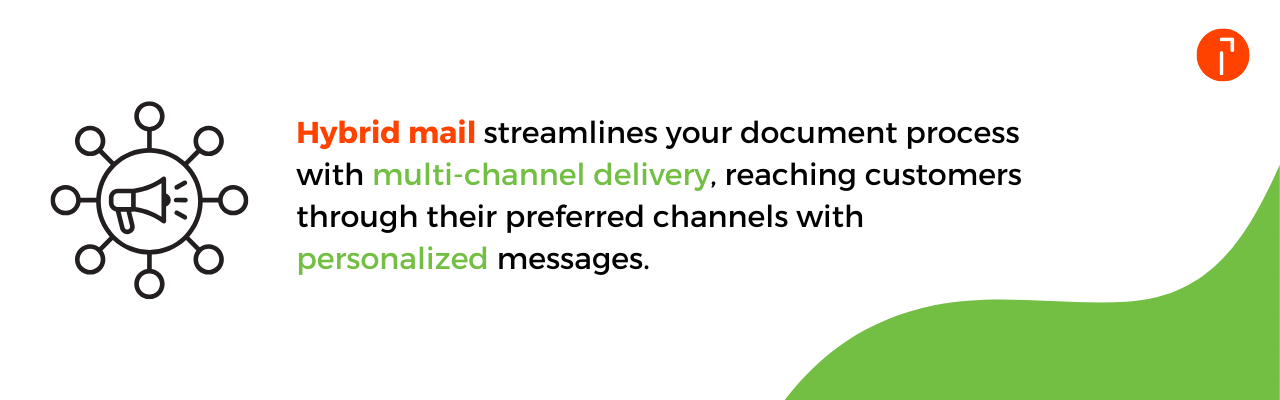 hybrid mail definition