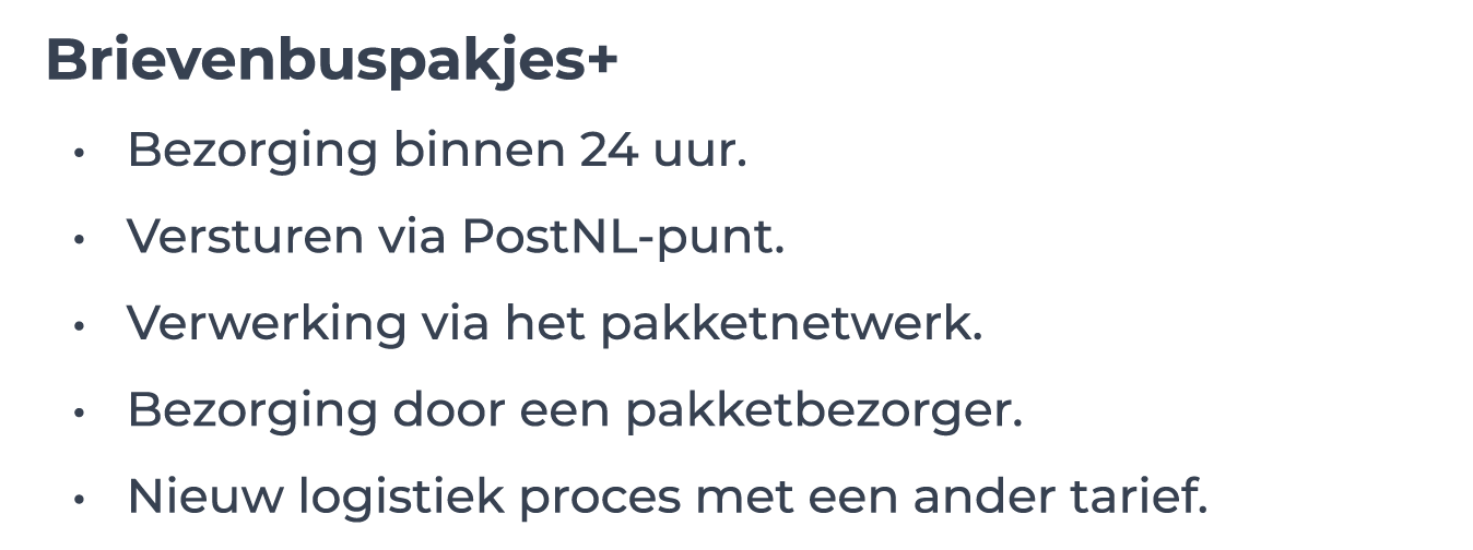 Brievenbuspakjes+2