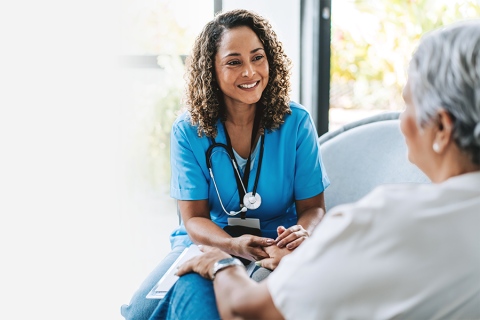 doctor with patient
